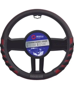 Vendita Finale Coprivolante auto universale sparco rosso/nero anti dissolvenza - sps101